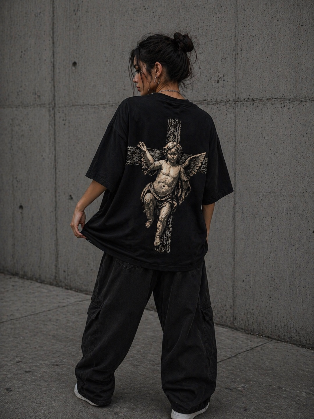 Camiseta Cruz Angel - AYRSTHREE 003